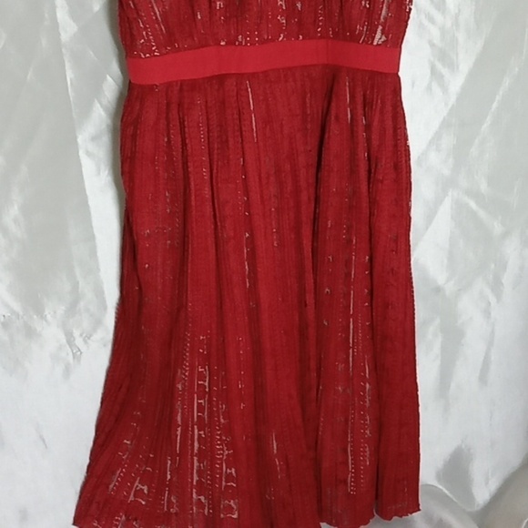 Francescas red spaghetti strap red dress small - Picture 3 of 10